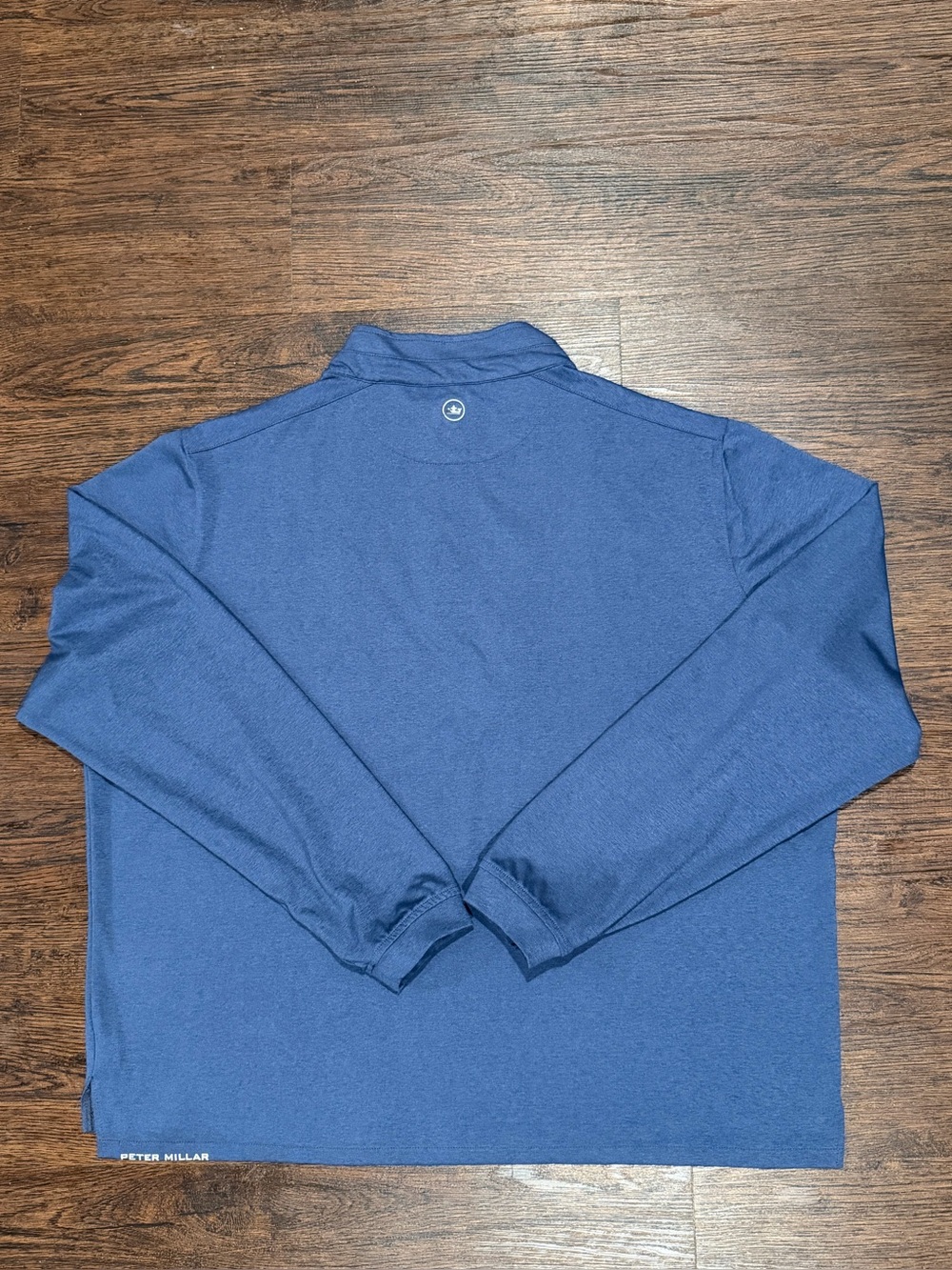 Peter Millar Mens Bowen Performance Quarter-Zip Blue Golf Pullover Size XXL - Picture 3 of 10